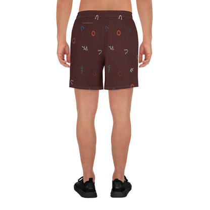 Out West—Classic—Ditsy Horse Shoe Athletic Shorts