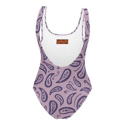 Out West—Disco Cowgirl—Bandana Paisley One-Piece Swimsuit