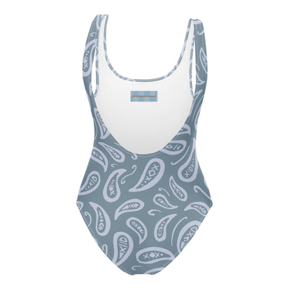 Out West—Classic—Bandana Paisley One-Piece Swimsuit