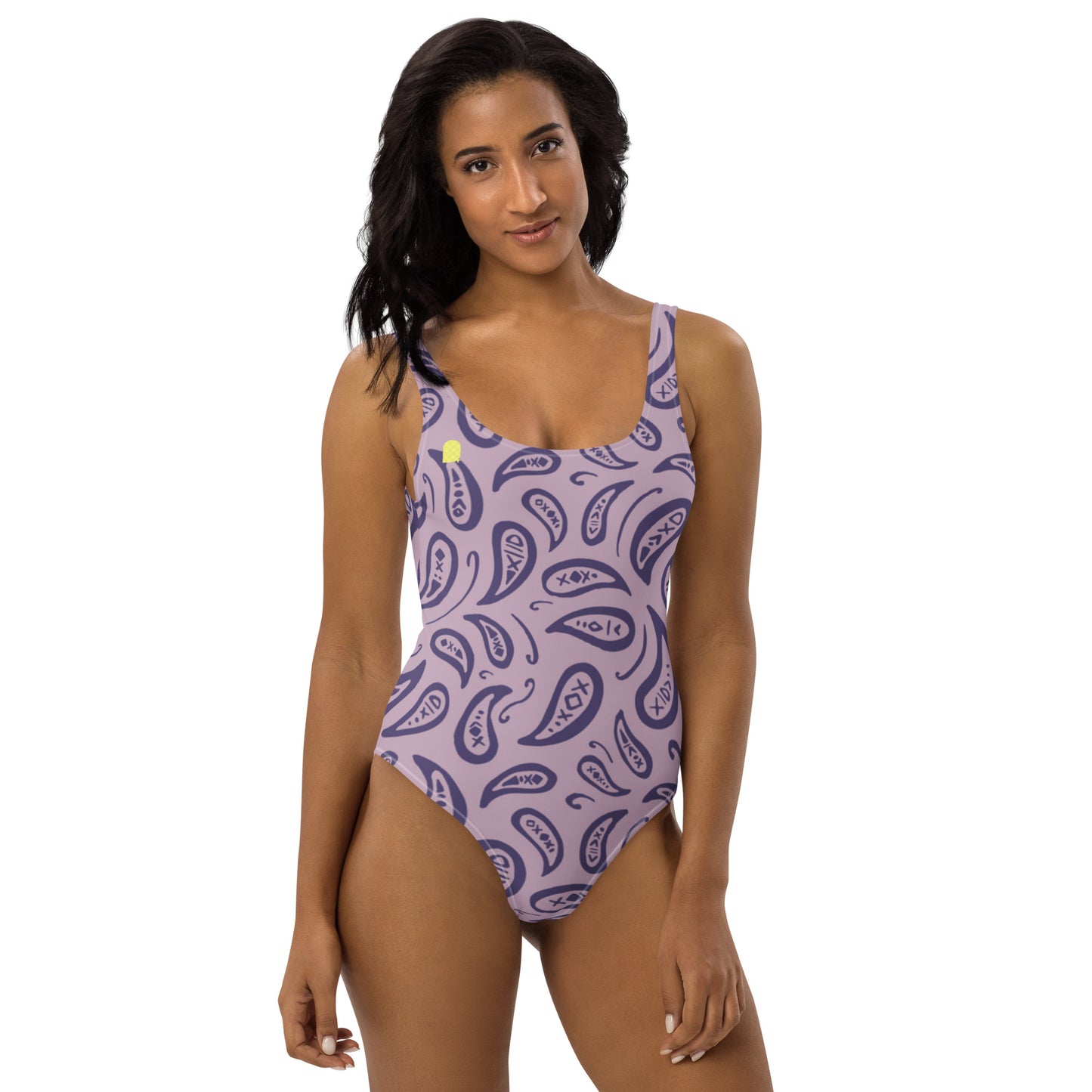 Out West—Disco Cowgirl—Bandana Paisley One-Piece Swimsuit