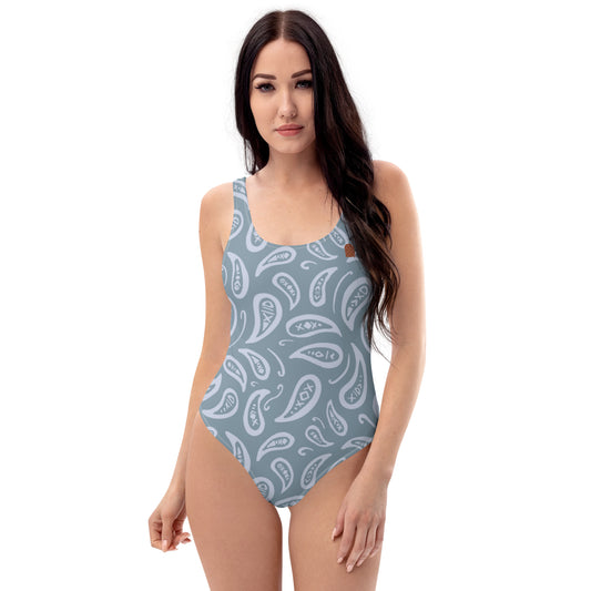 Out West—Classic—Bandana Paisley One-Piece Swimsuit