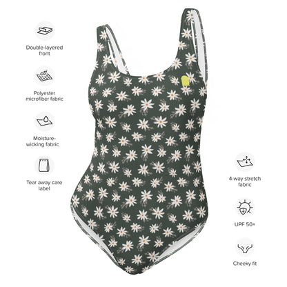 Spring Notions—Ditsy Daisies One-Piece Swimsuit