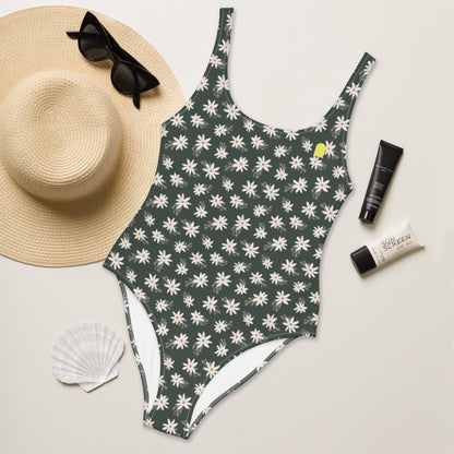 Spring Notions—Ditsy Daisies One-Piece Swimsuit