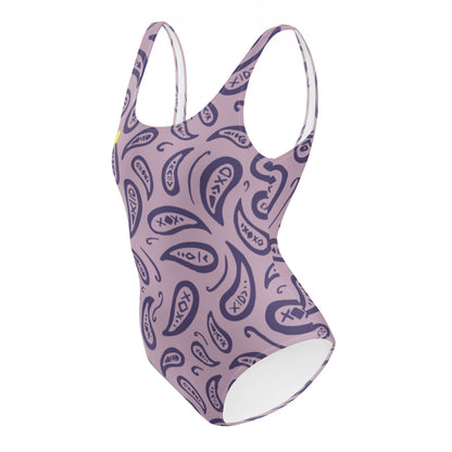 Out West—Disco Cowgirl—Bandana Paisley One-Piece Swimsuit