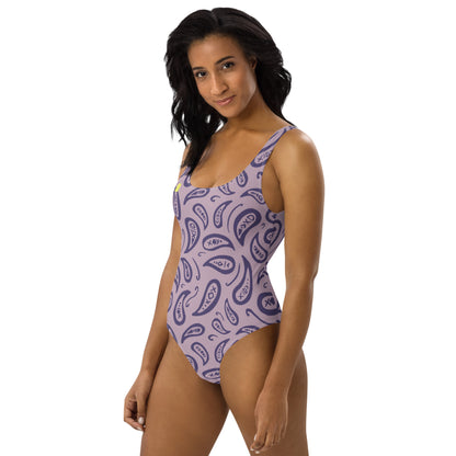 Out West—Disco Cowgirl—Bandana Paisley One-Piece Swimsuit