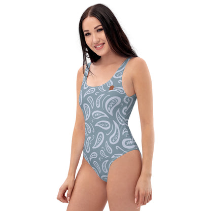 Out West—Classic—Bandana Paisley One-Piece Swimsuit