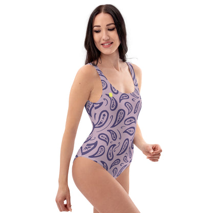 Out West—Disco Cowgirl—Bandana Paisley One-Piece Swimsuit