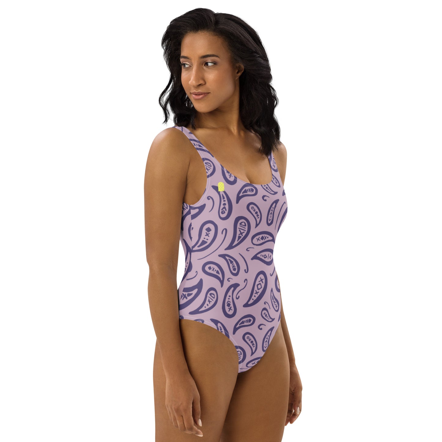 Out West—Disco Cowgirl—Bandana Paisley One-Piece Swimsuit