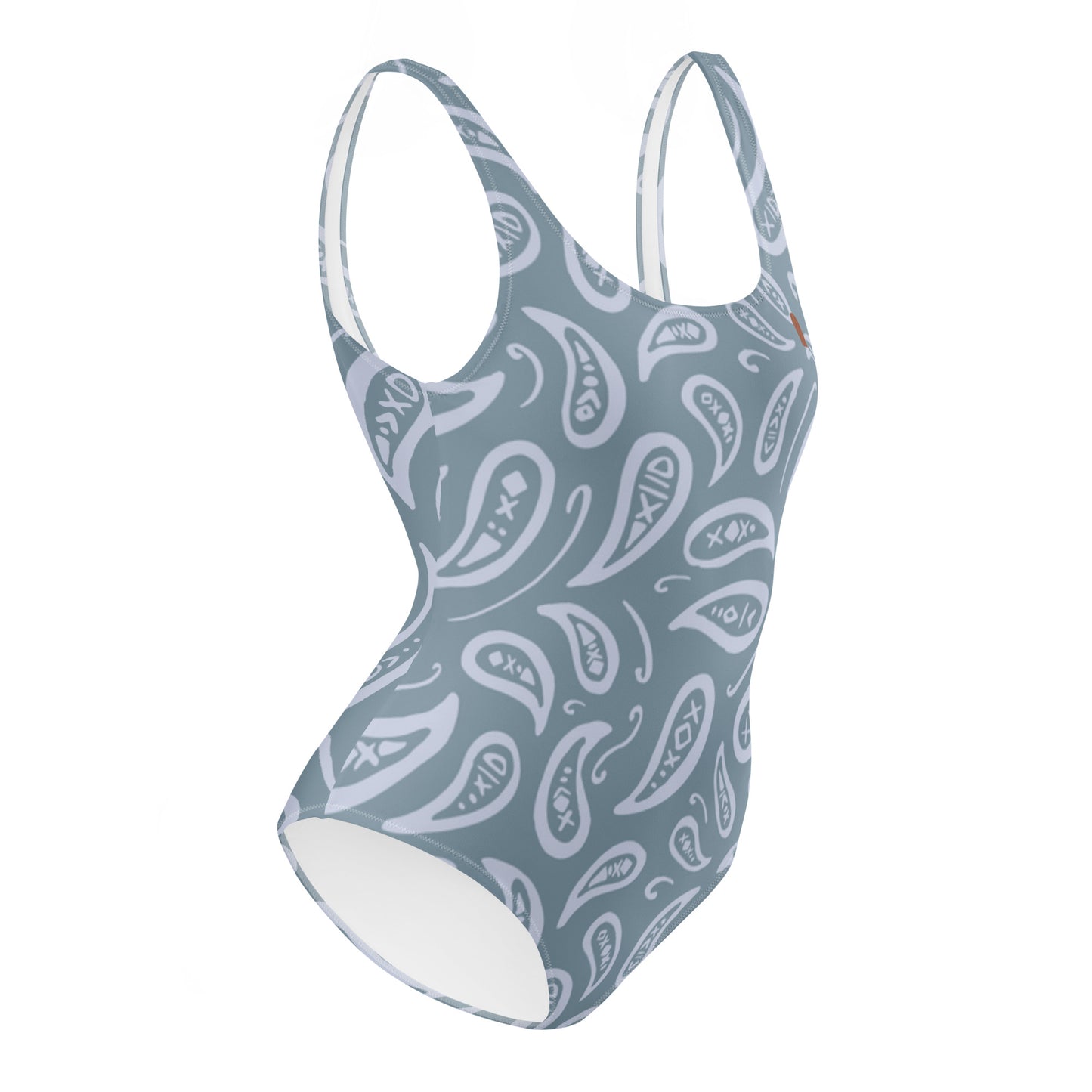 Out West—Classic—Bandana Paisley One-Piece Swimsuit