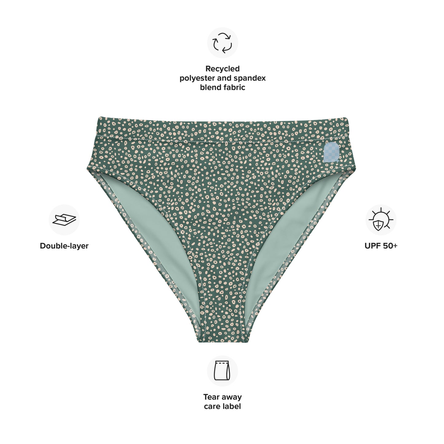 Daydreamer—Wake Bubbles Bikini Bottom—Small Scale