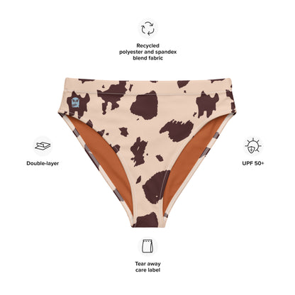 Out West—Classic—Cow Hide Bikini Bottom