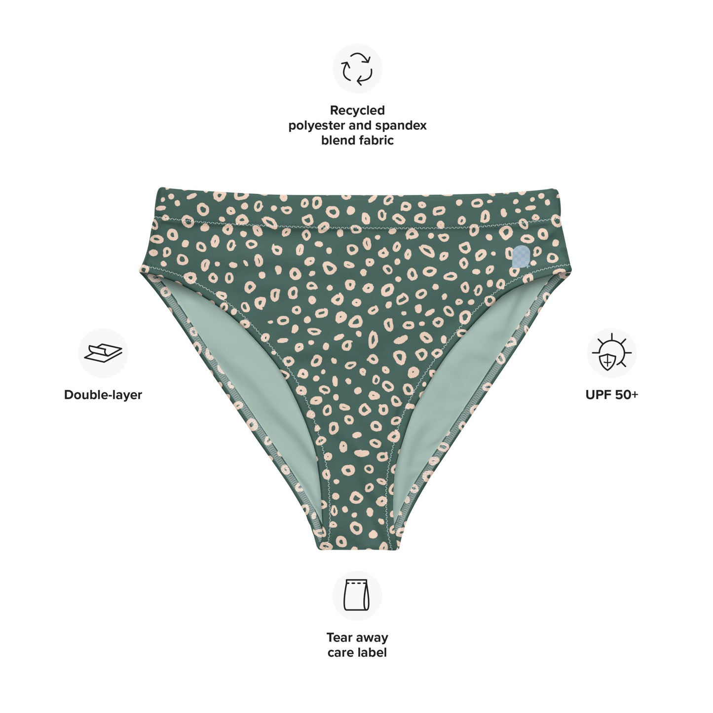 Daydreamer—Wake Bubbles Bikini Bottom—Large Scale