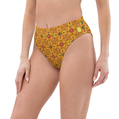 Flower Power—Daylight—Flower Child Tile Bikini Bottom