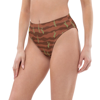 Daydreamer—Desert Landscape Stripes Bikini Bottom