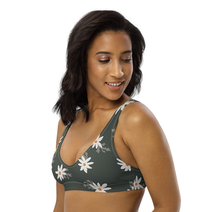 Spring Notions—Ditsy Daisies Bikini Top