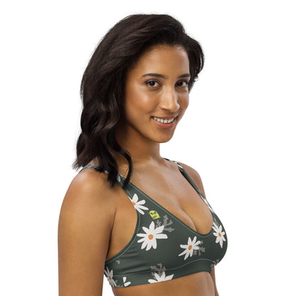 Spring Notions—Ditsy Daisies Bikini Top