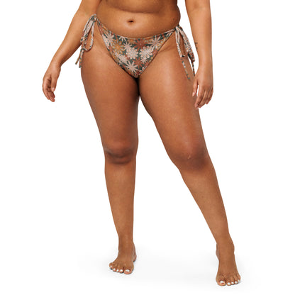 Flower Power—Sunset—Flower Power String Bikini Bottom