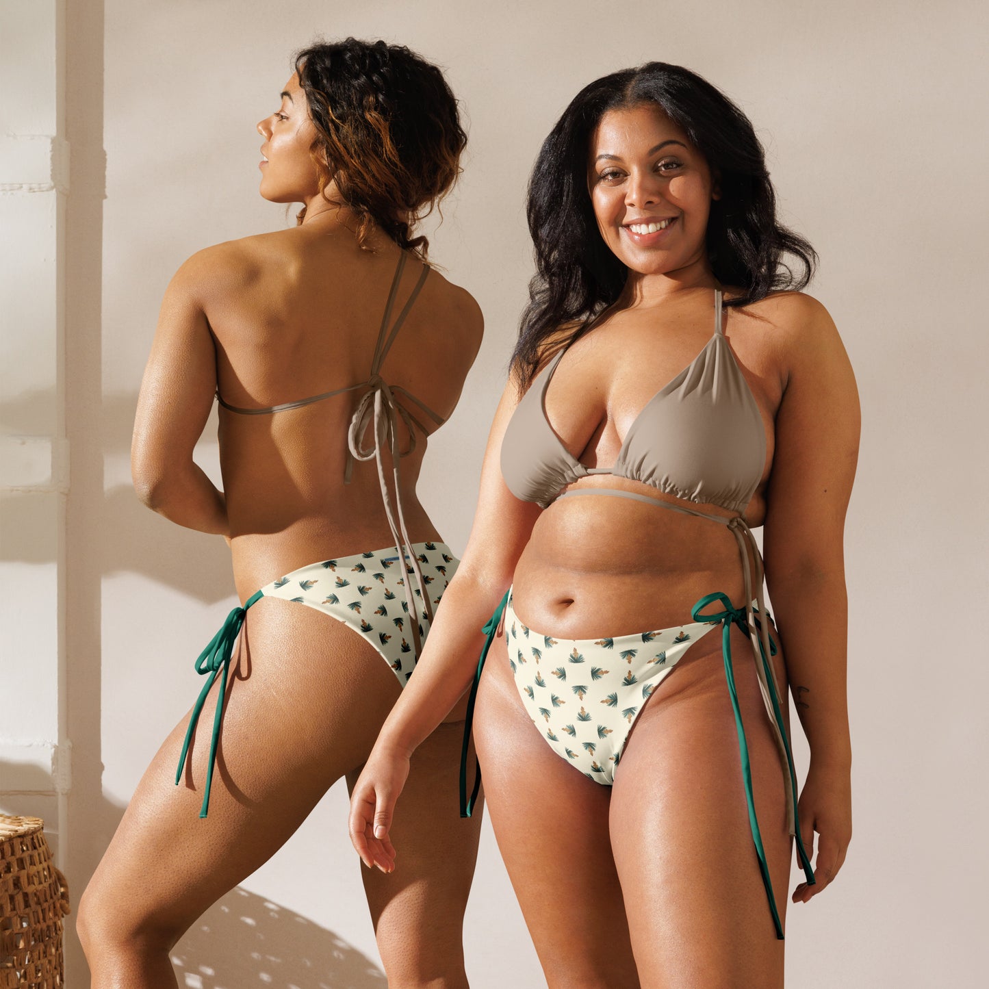 Daydreamer—Yucca Garden Tile String Bikini Bottom