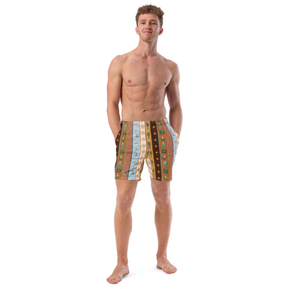 Daydreamer—Desert Boarder Print Swim Trunks