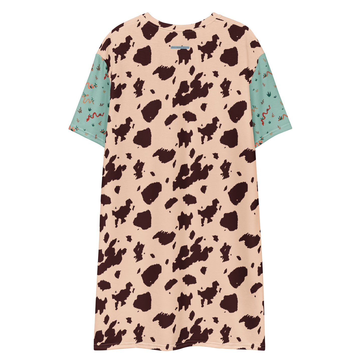 Out West—Classic—Cow Hide + Snakes in the Grass T-shirt dress