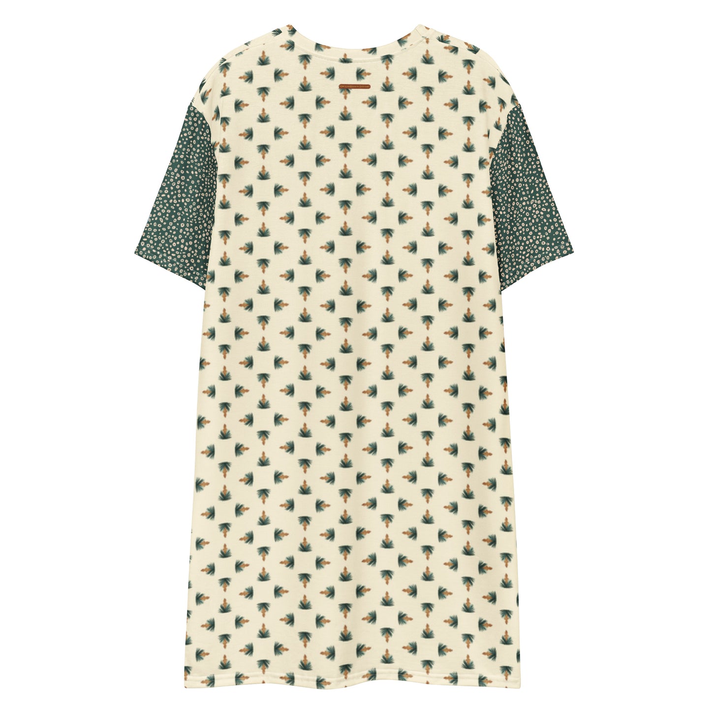 Daydreamer—Yucca Garden Tile + Wake Bubbles T-shirt dress