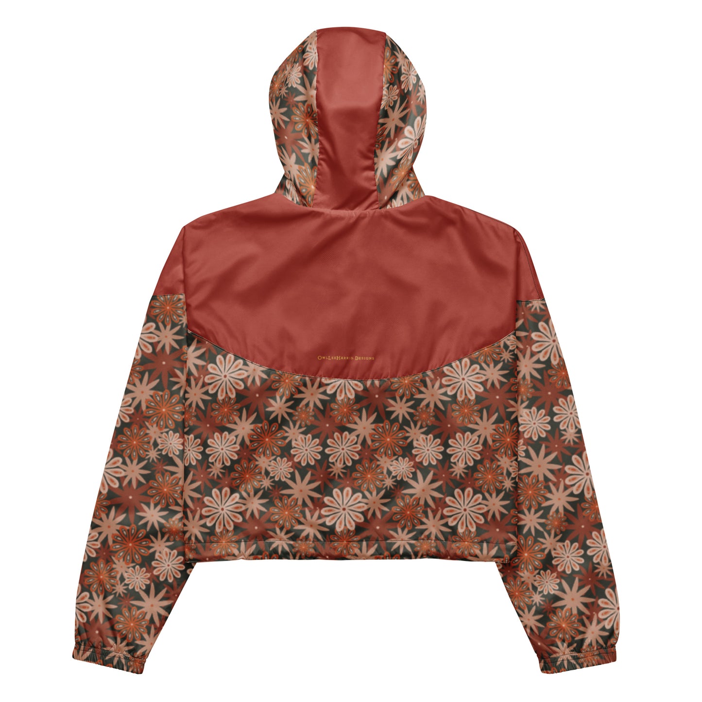 Flower Power—Sunset—Flower Power Cropped Windbreaker