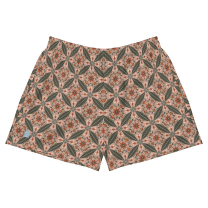 Flower Power—Sunset—Flower Child Tile Athletic Shorts