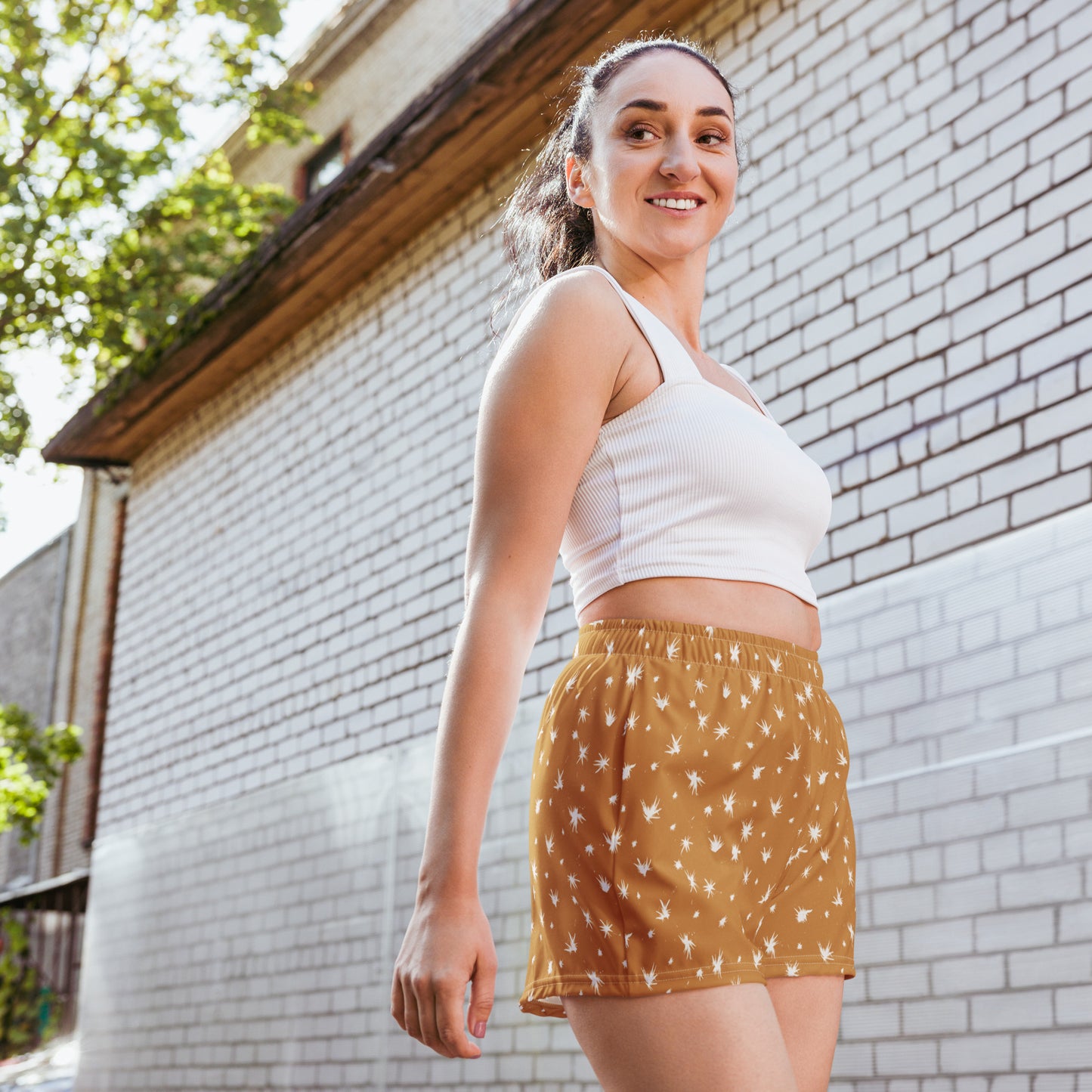 Spring Notions—Dandelion Seeds Athletic Shorts