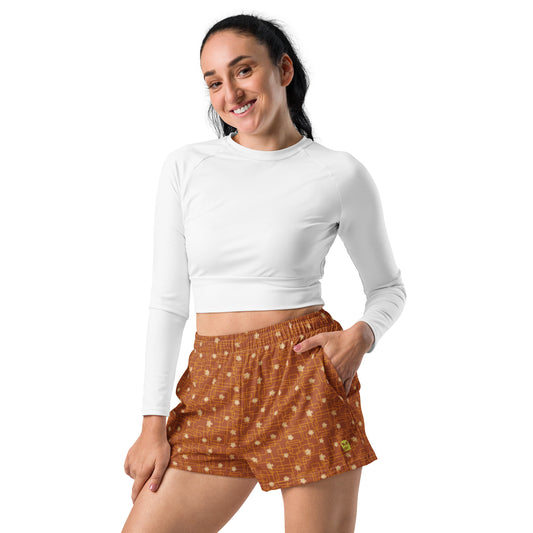 Flower Power—Daylight—Atomic Flower Child Athletic Shorts