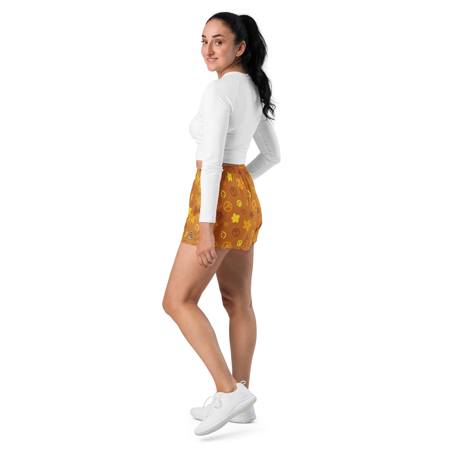 Flower Power—Daylight—Spread Peace Athletic Shorts